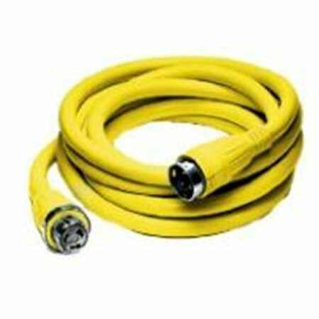 TRACK USA Hubbell 61CM52 50A 250V 50 ft. Cordset - Yellow - 50 ft. TR3270663